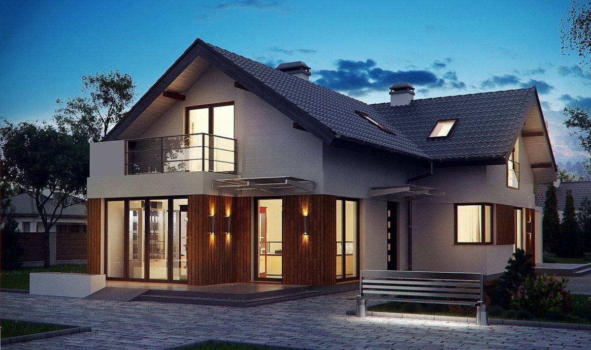 Дом z500 с мансардой