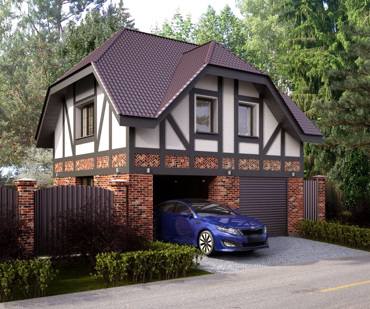 Дом с гаражом