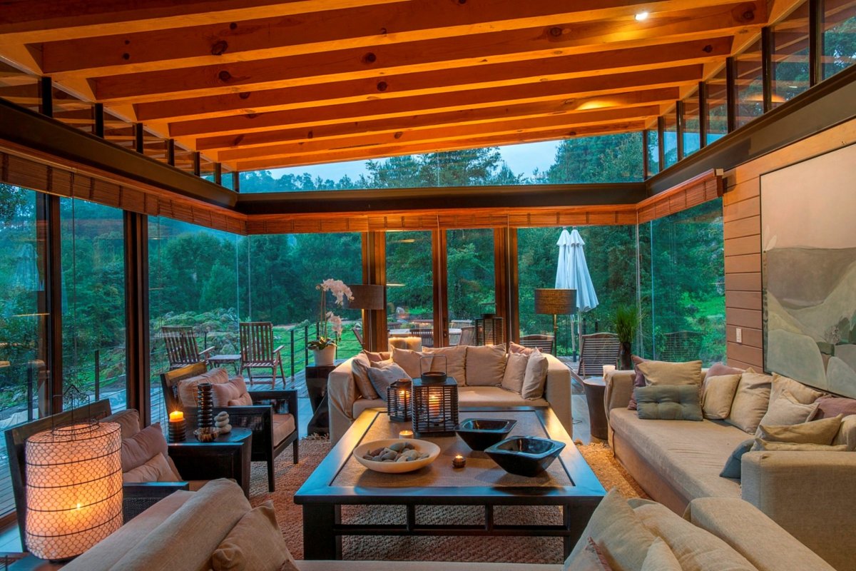 Веранда с панорамным видом