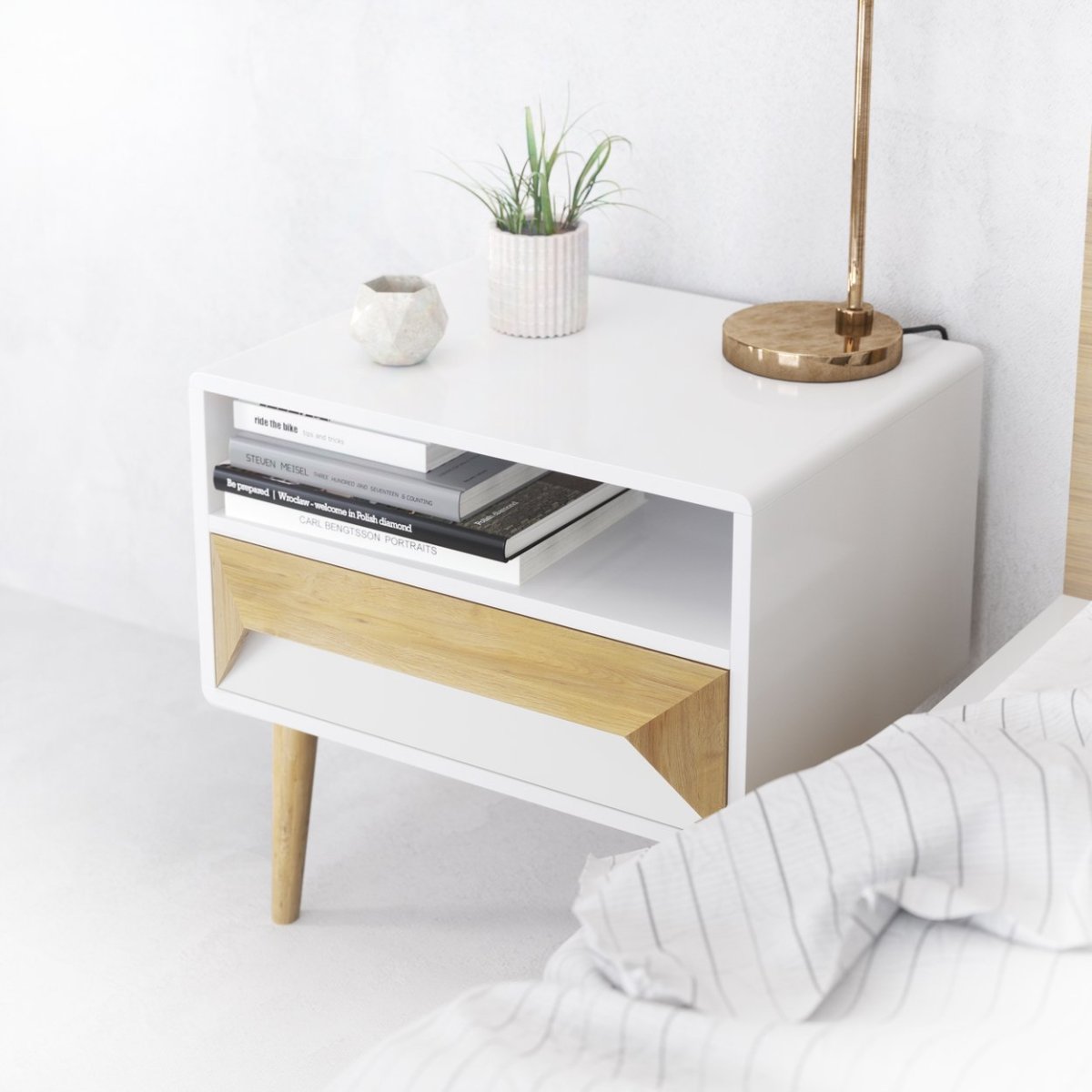 Тумба прикроватная Нордик Scandi Plain