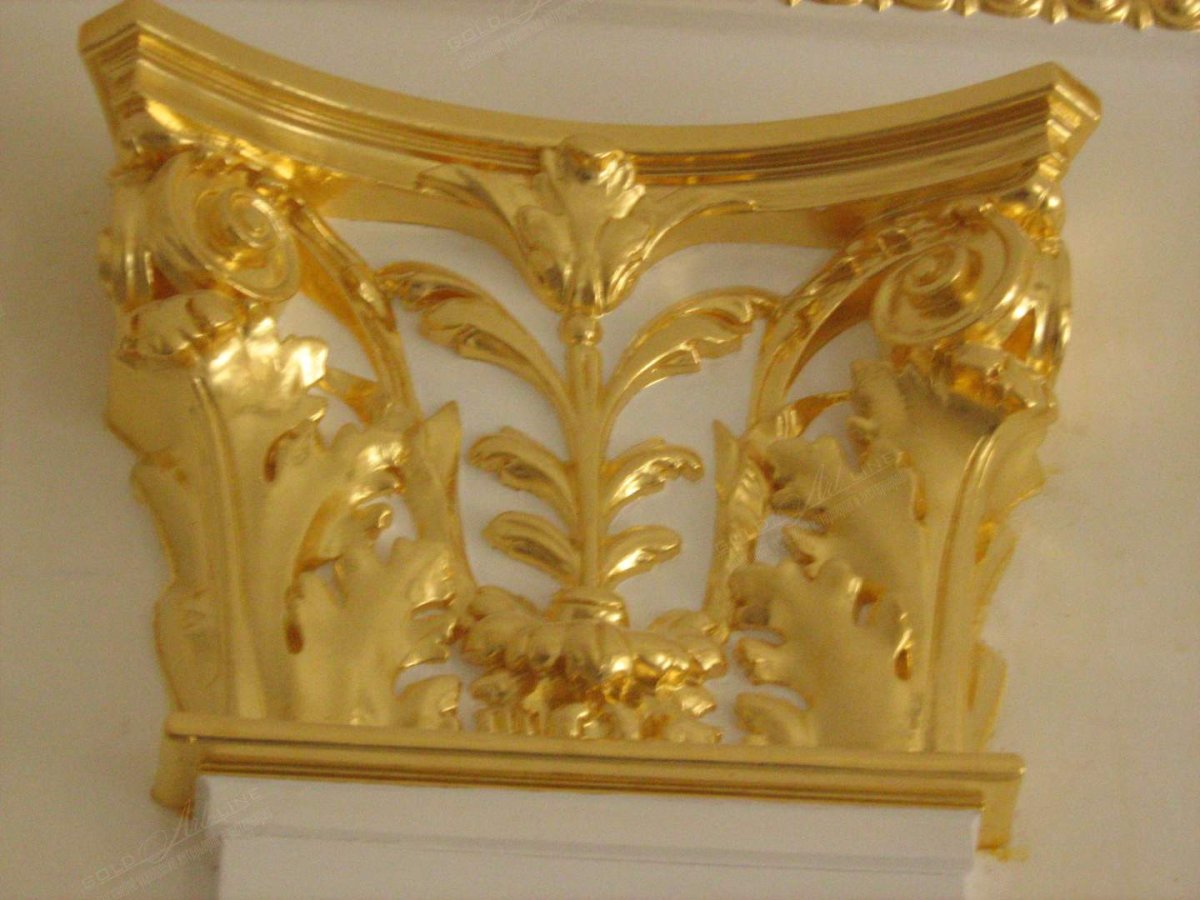 Лепнина сусальное золото