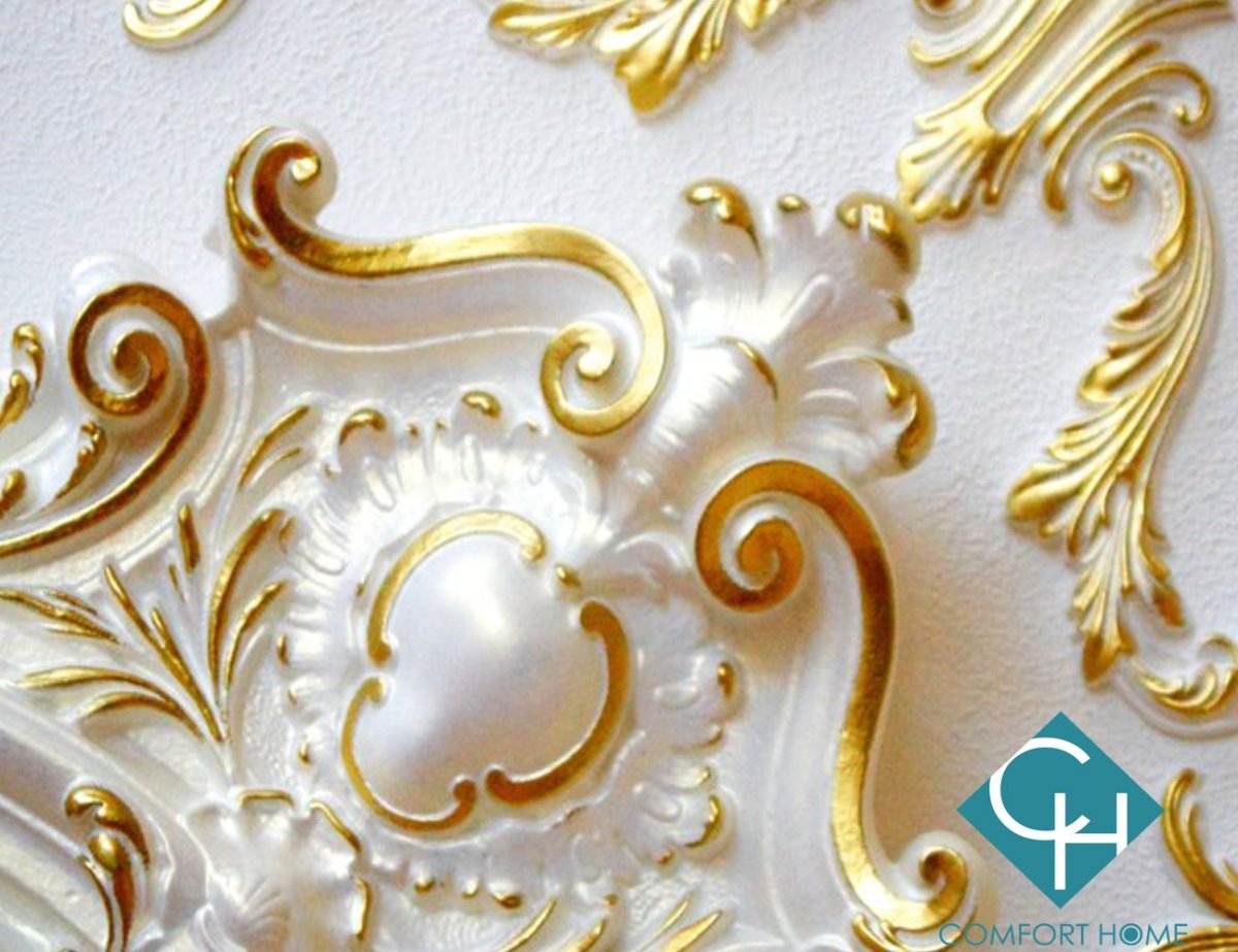 Золотая краска для лепнины