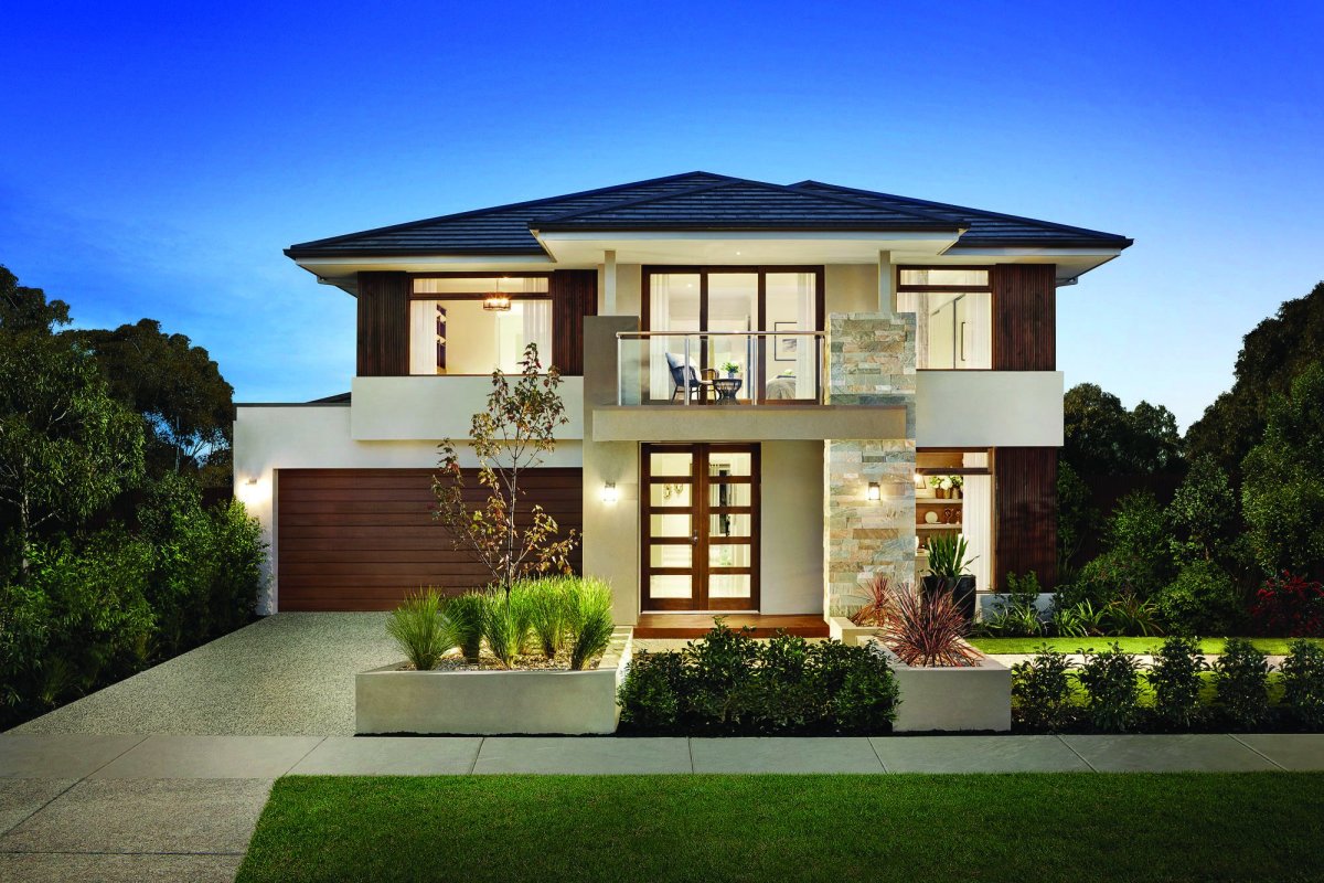 Двухэтажный коттедж