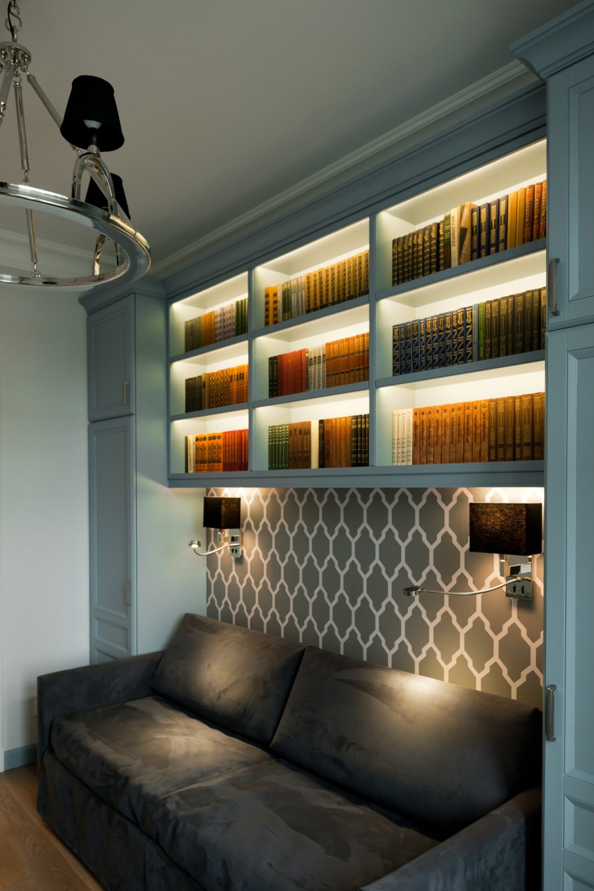 Подсветка книжных полок