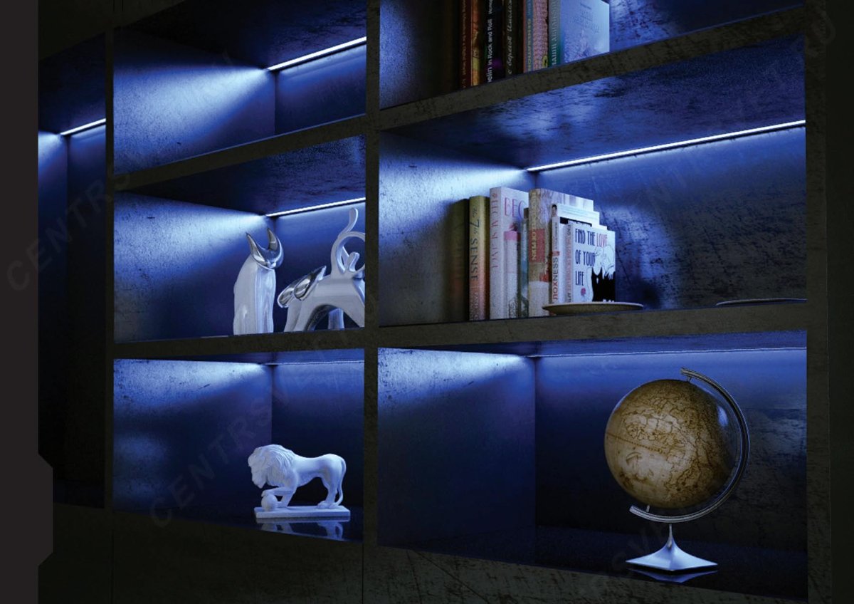 Подсветка книжных полок