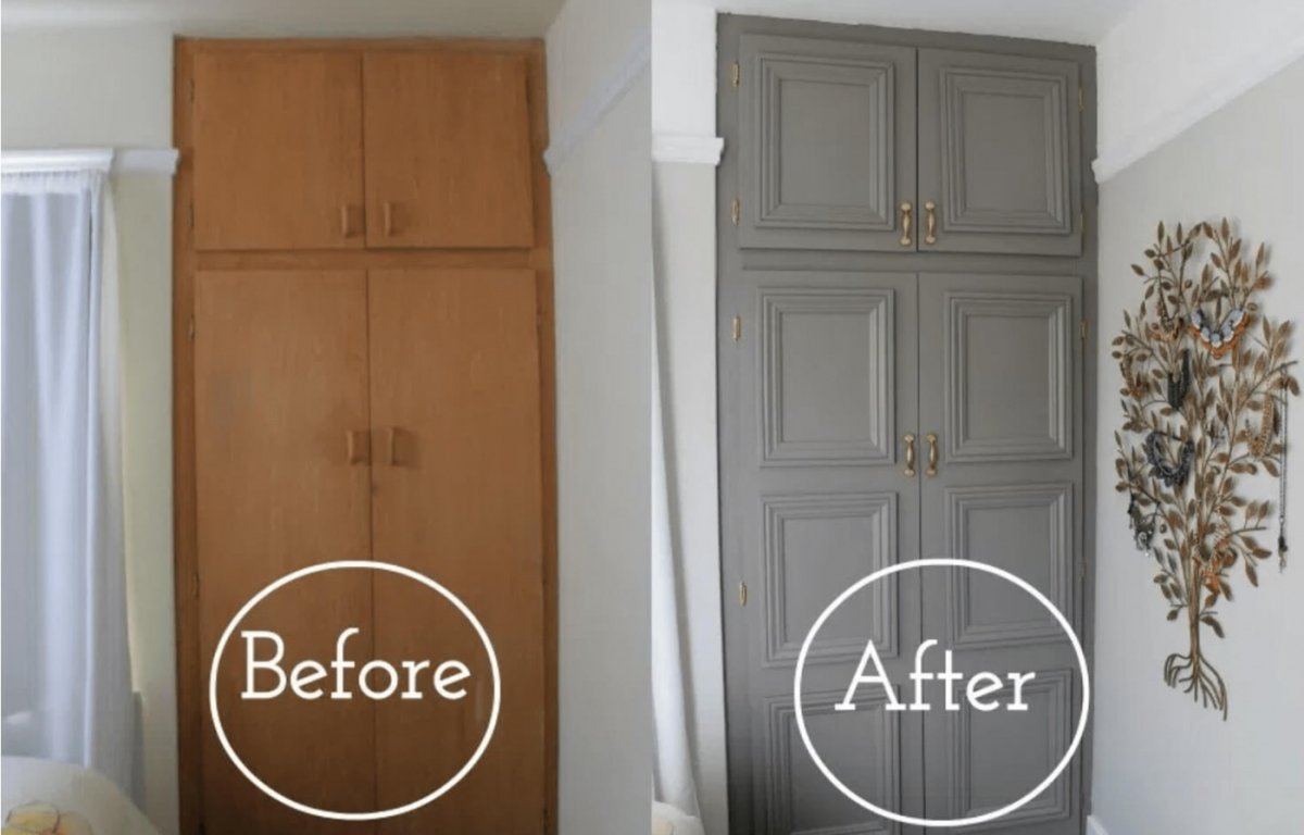 Преобразить старый шкаф