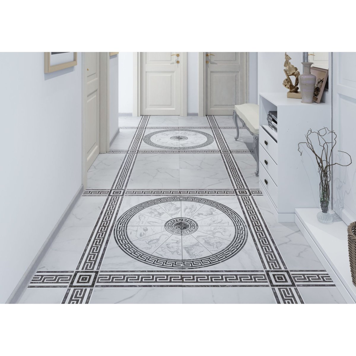 Бордюр напольный «Alon» 43x13.7