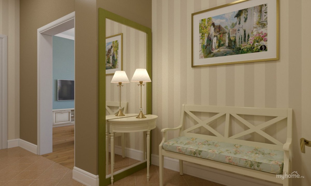 Прихожие и гостиные в стиле Прованс