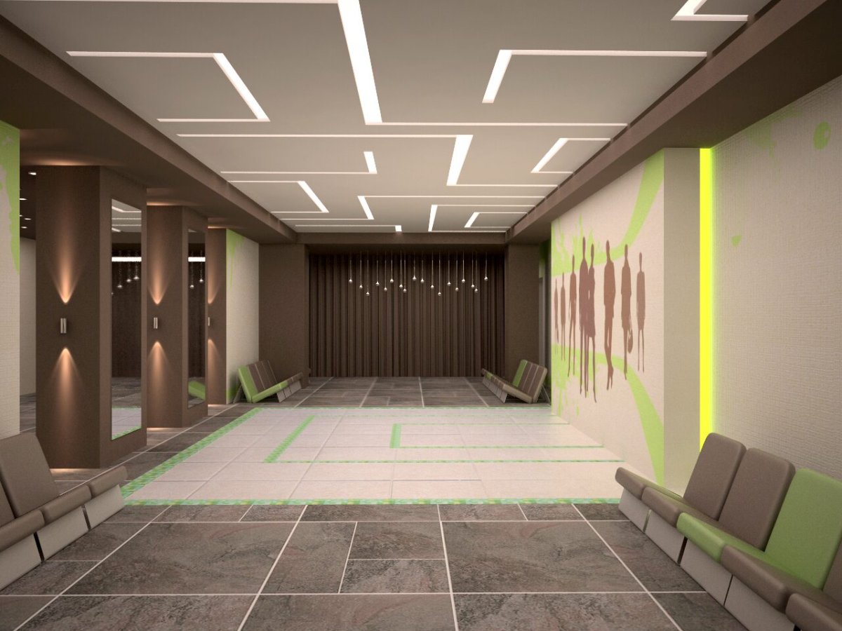 Интерьер фойе