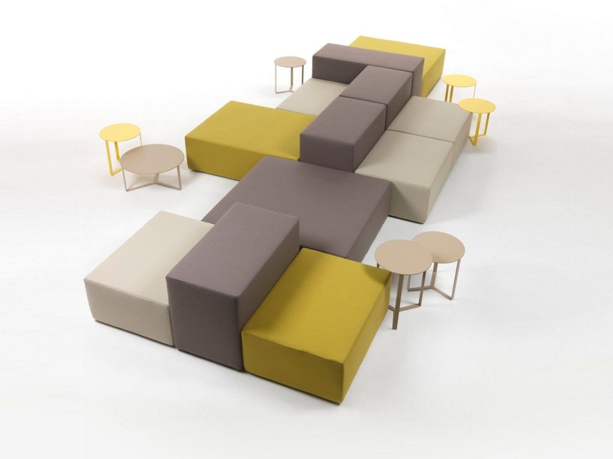 Модульная мягкая мебель для школы
