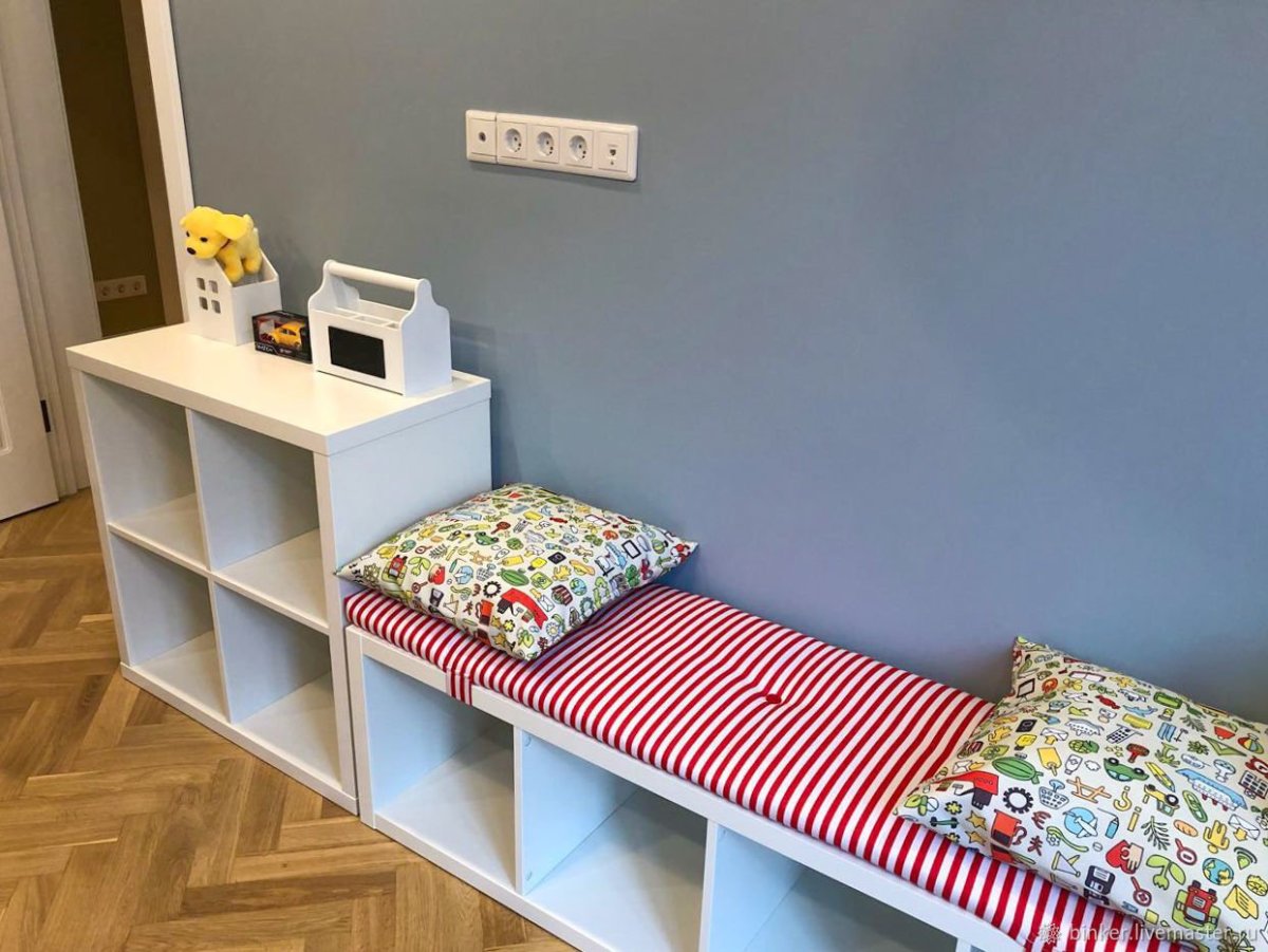 Стеллаж икеа каллакс в детской