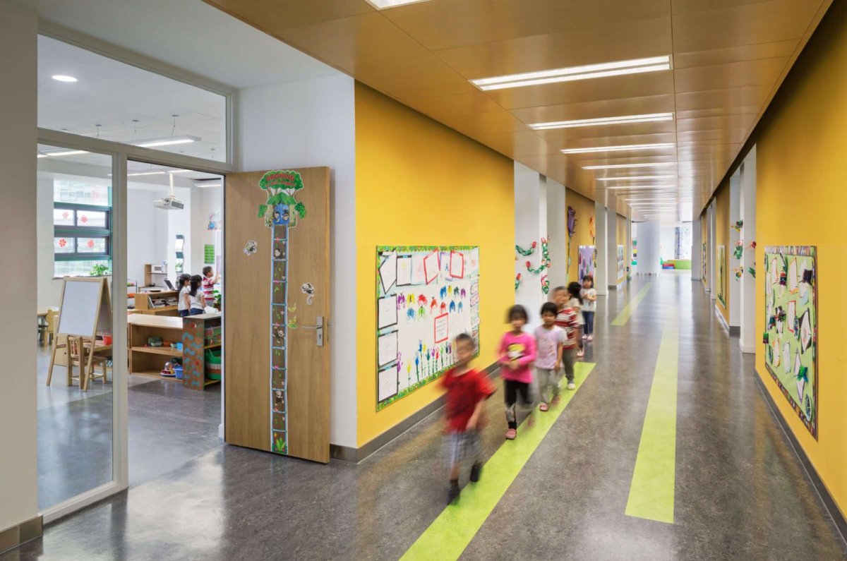 Коридор начальной школы