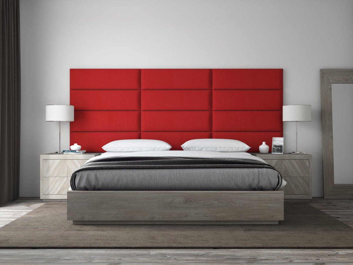 Кровать Кинг сайз с широким подголовником