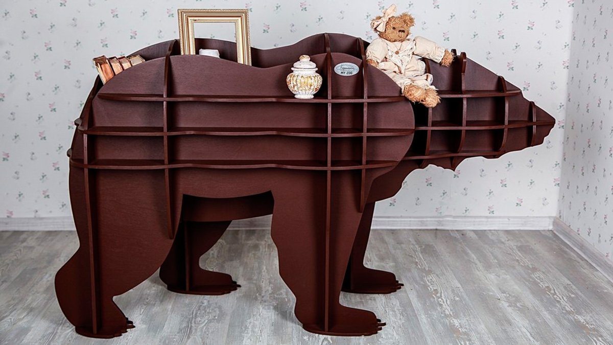 Полка в виде животных