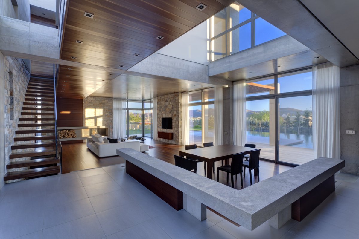 Современная отделка дома внутри