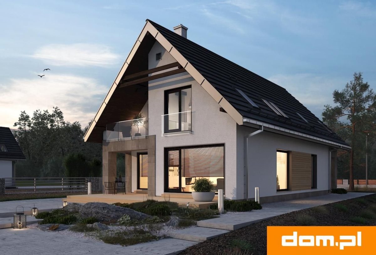 Фасад с двускатной крышей