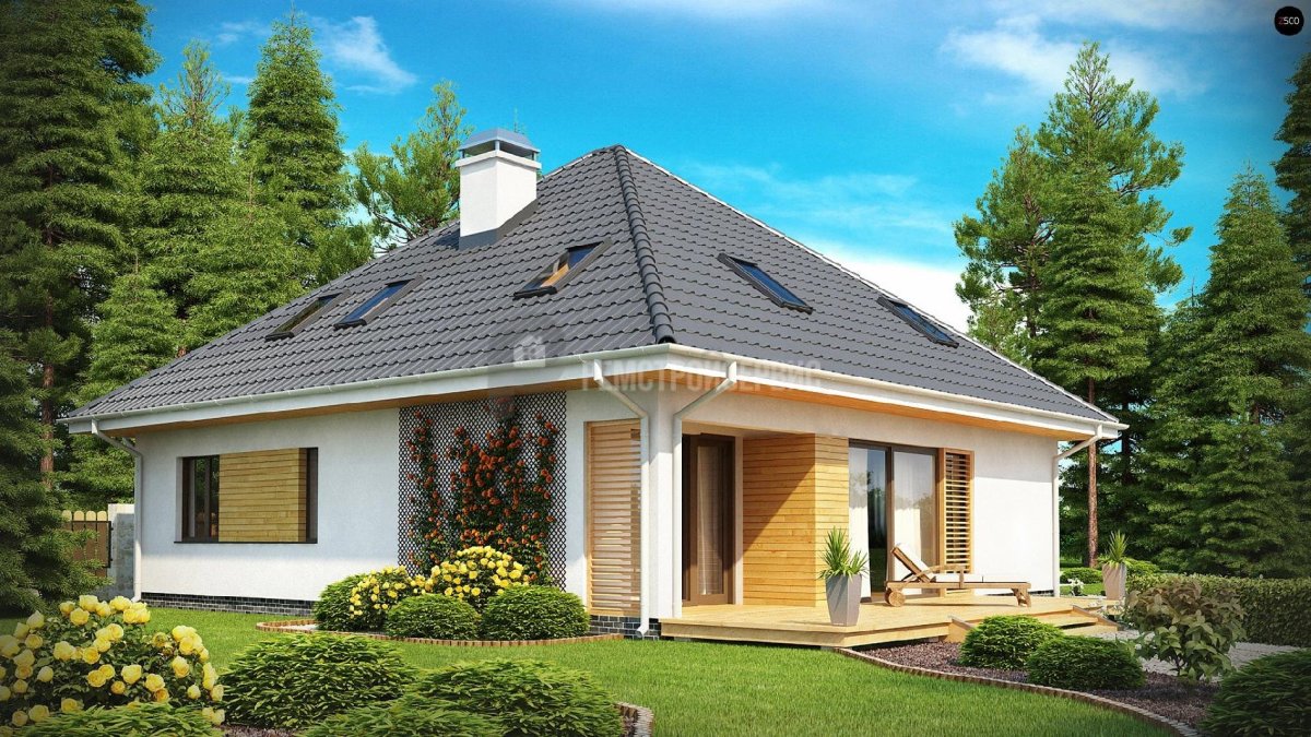 Z500 проекты одноэтажных с мансардой