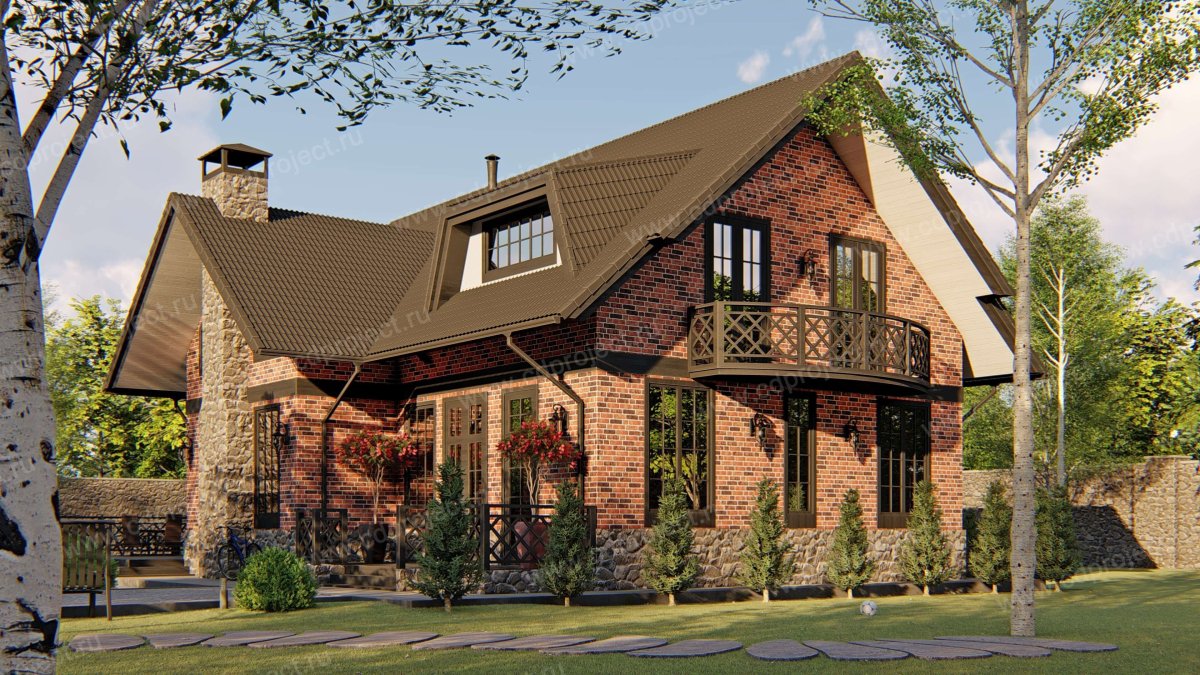 Клинкерный кирпич фахверк