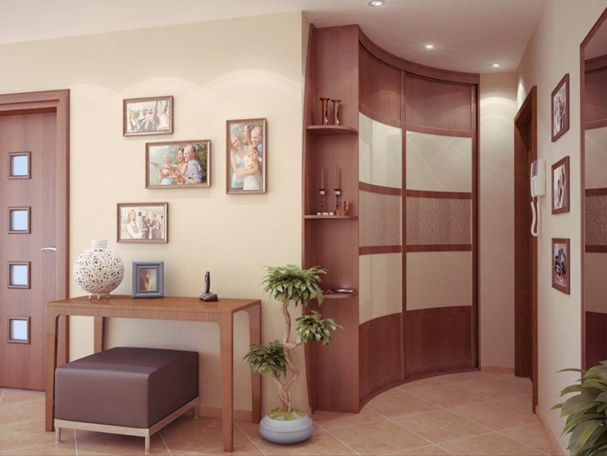 Угловой шкаф-купе в прихожую