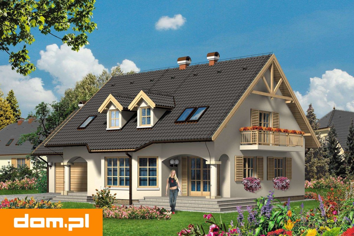 Дом одноэтажный с мансардой итальянский стиль