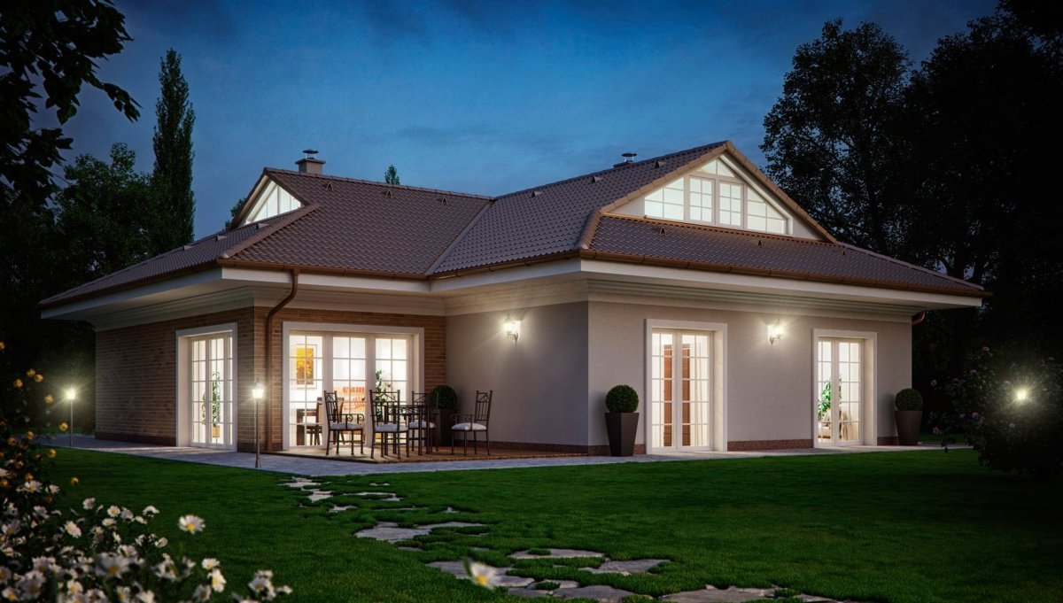 Z500 проекты одноэтажных с мансардой