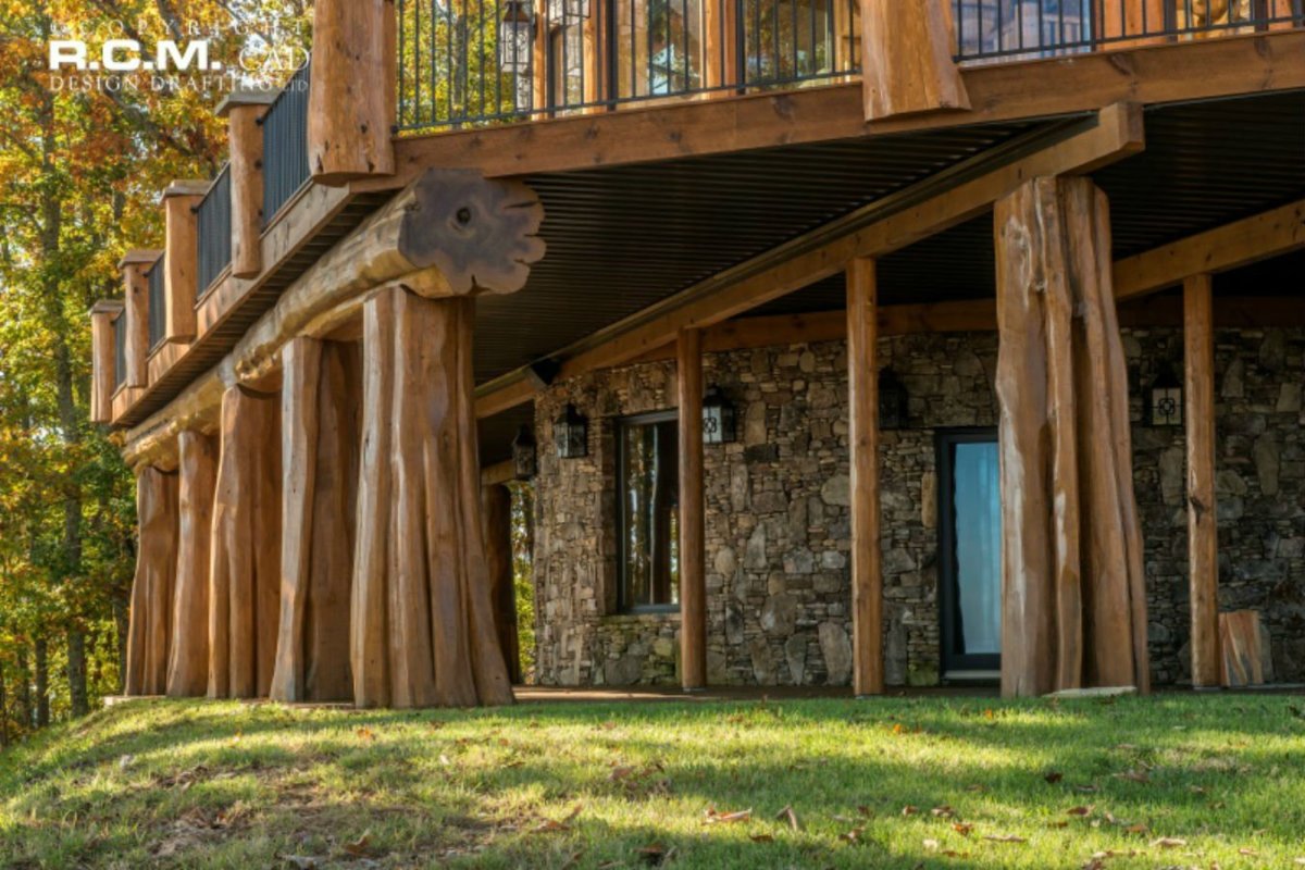 Канадский кедр пост энд Бим