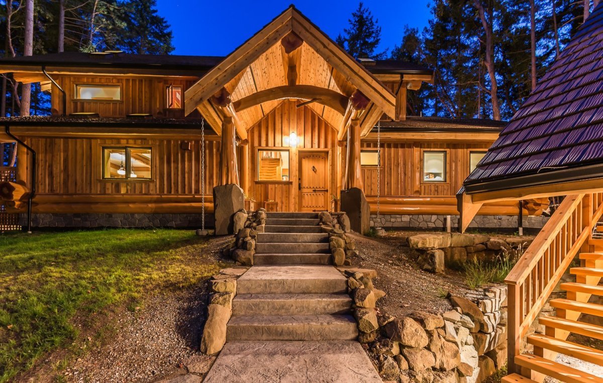 Дом из секвойи, Риджфилд, Вашингтон