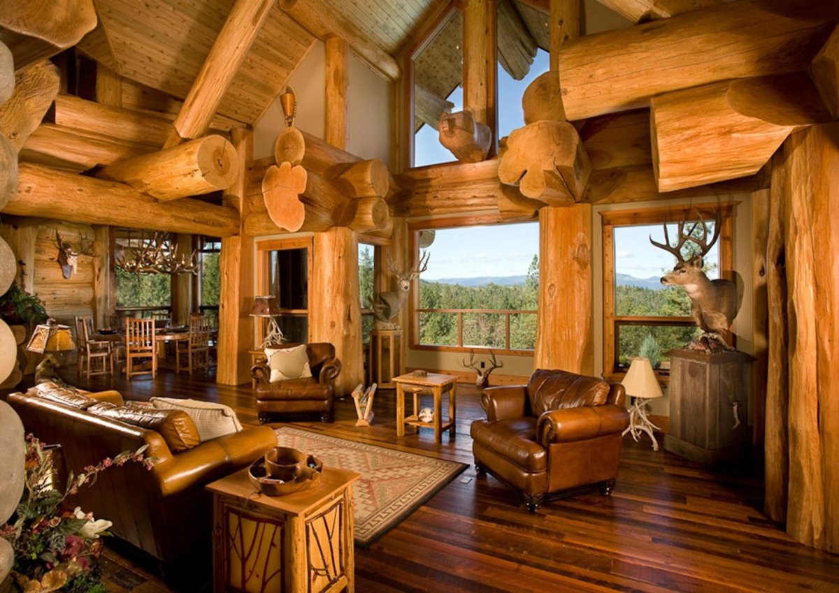 Интерьер из дерева