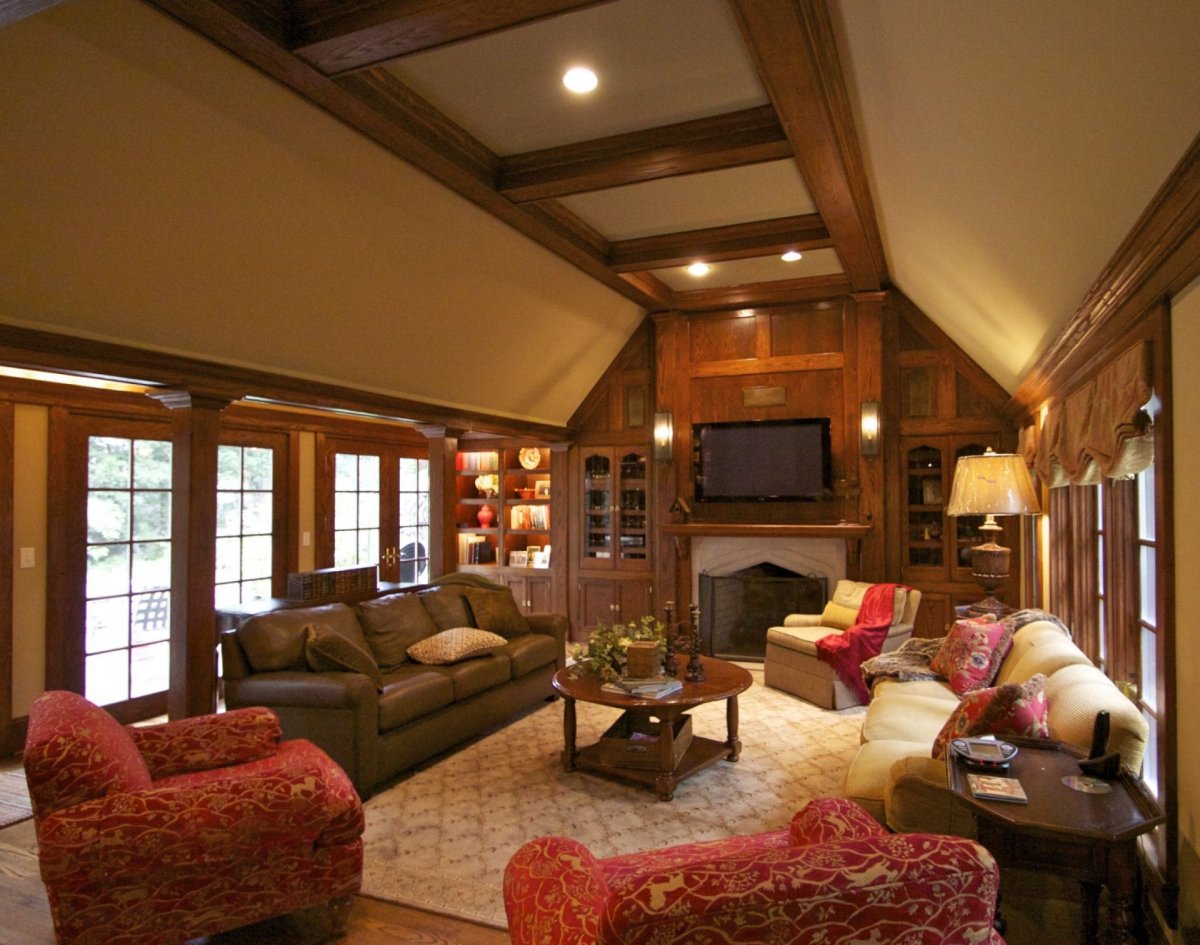 Уютные американские дома внутри