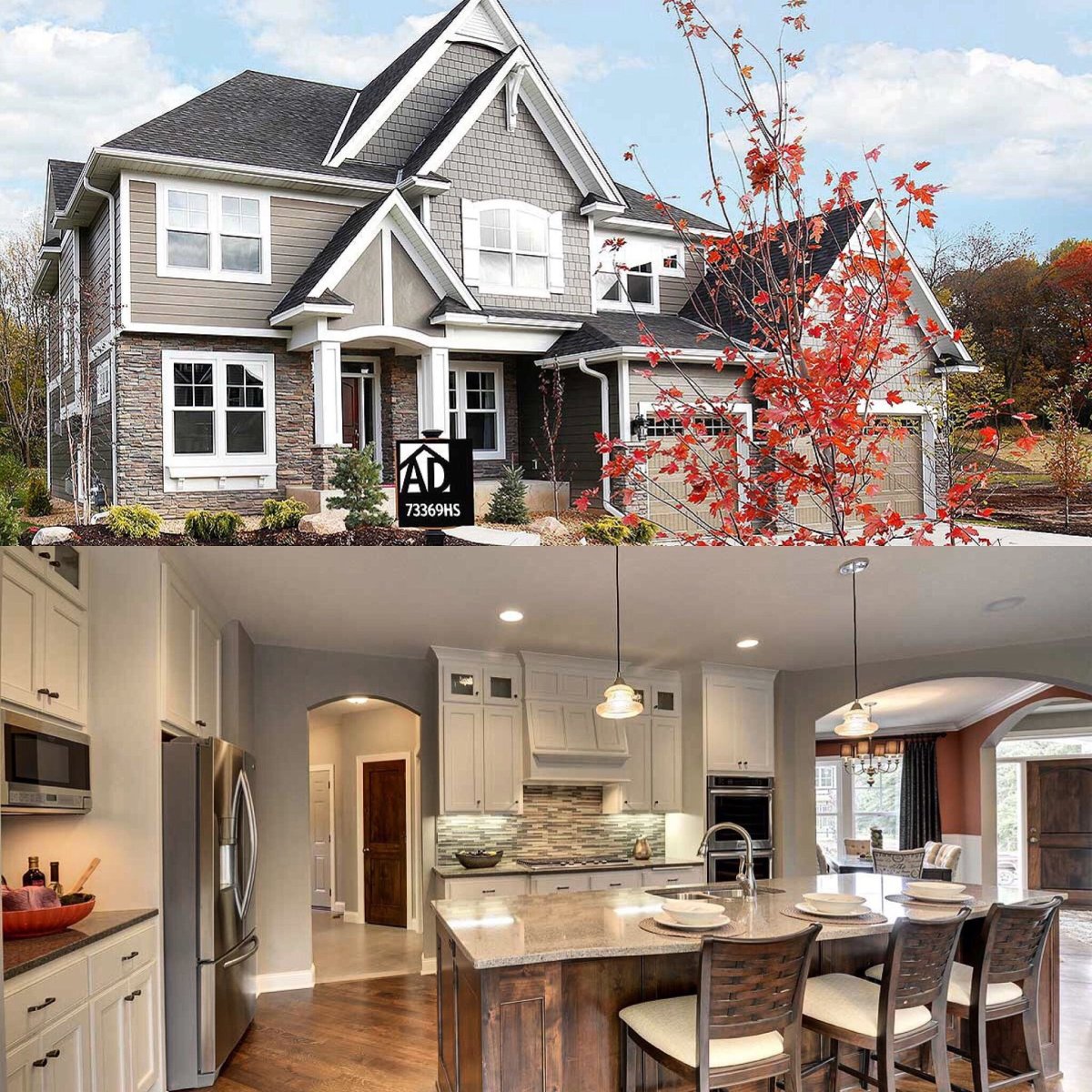 Американский дом внутри