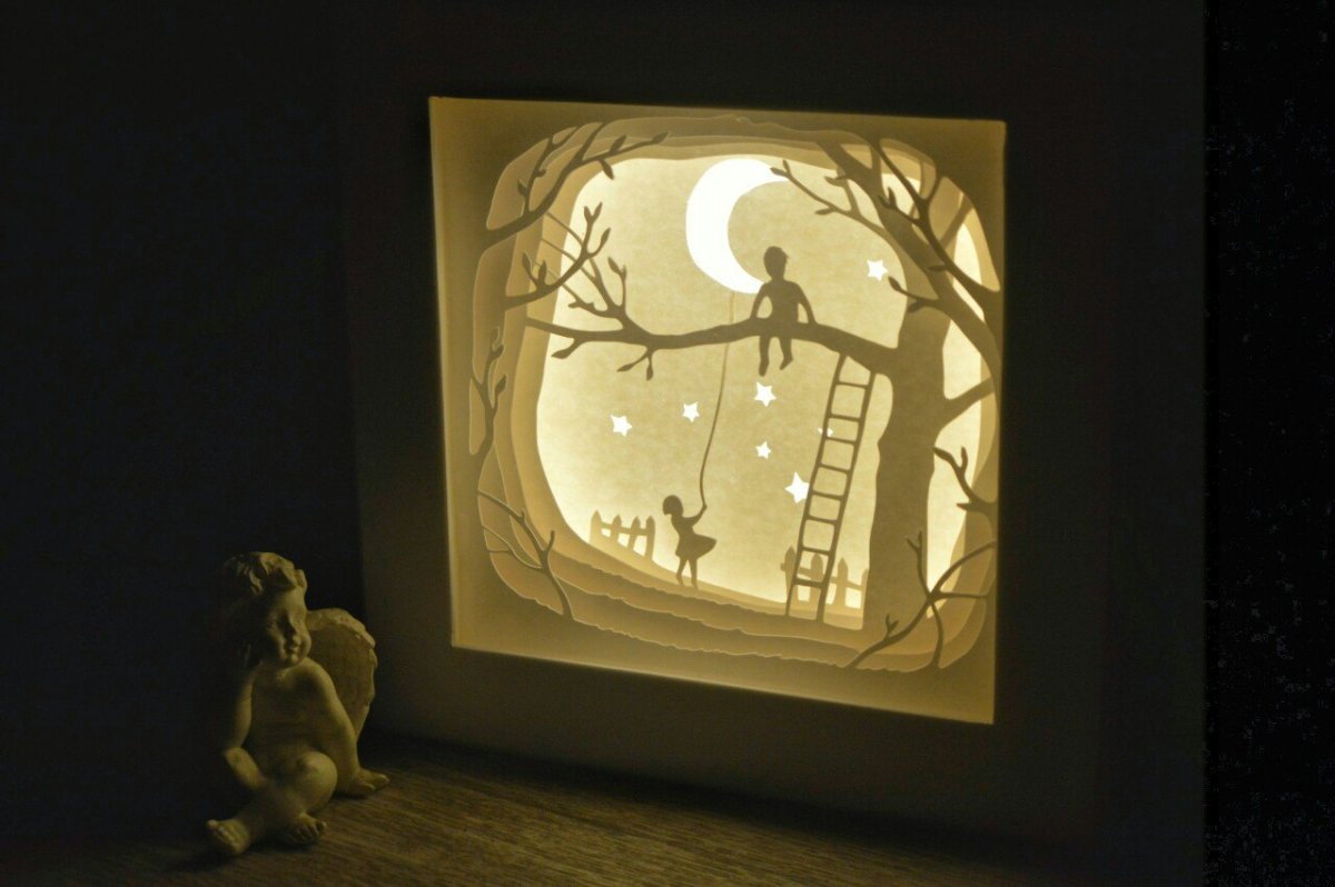 Ночник в стиле лайтбокса