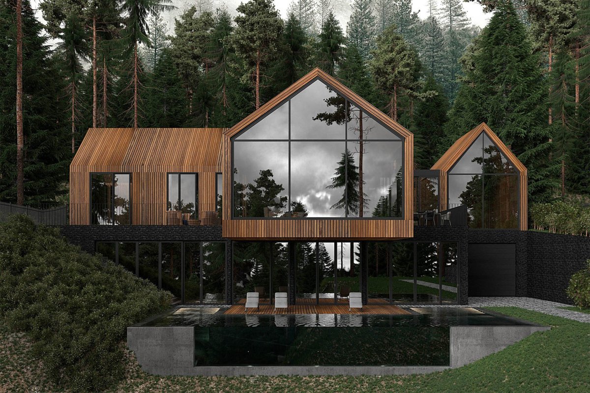 Дом в Сосновом лесу