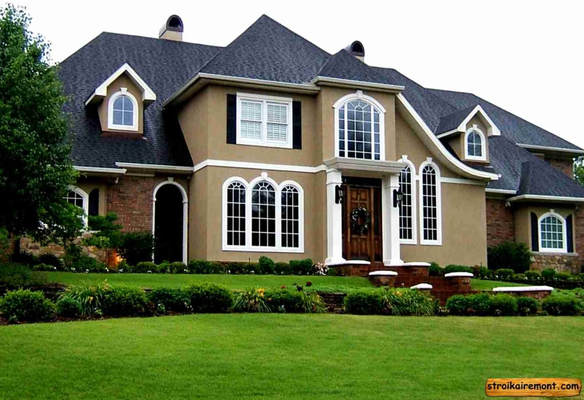 Фасадная краска дом