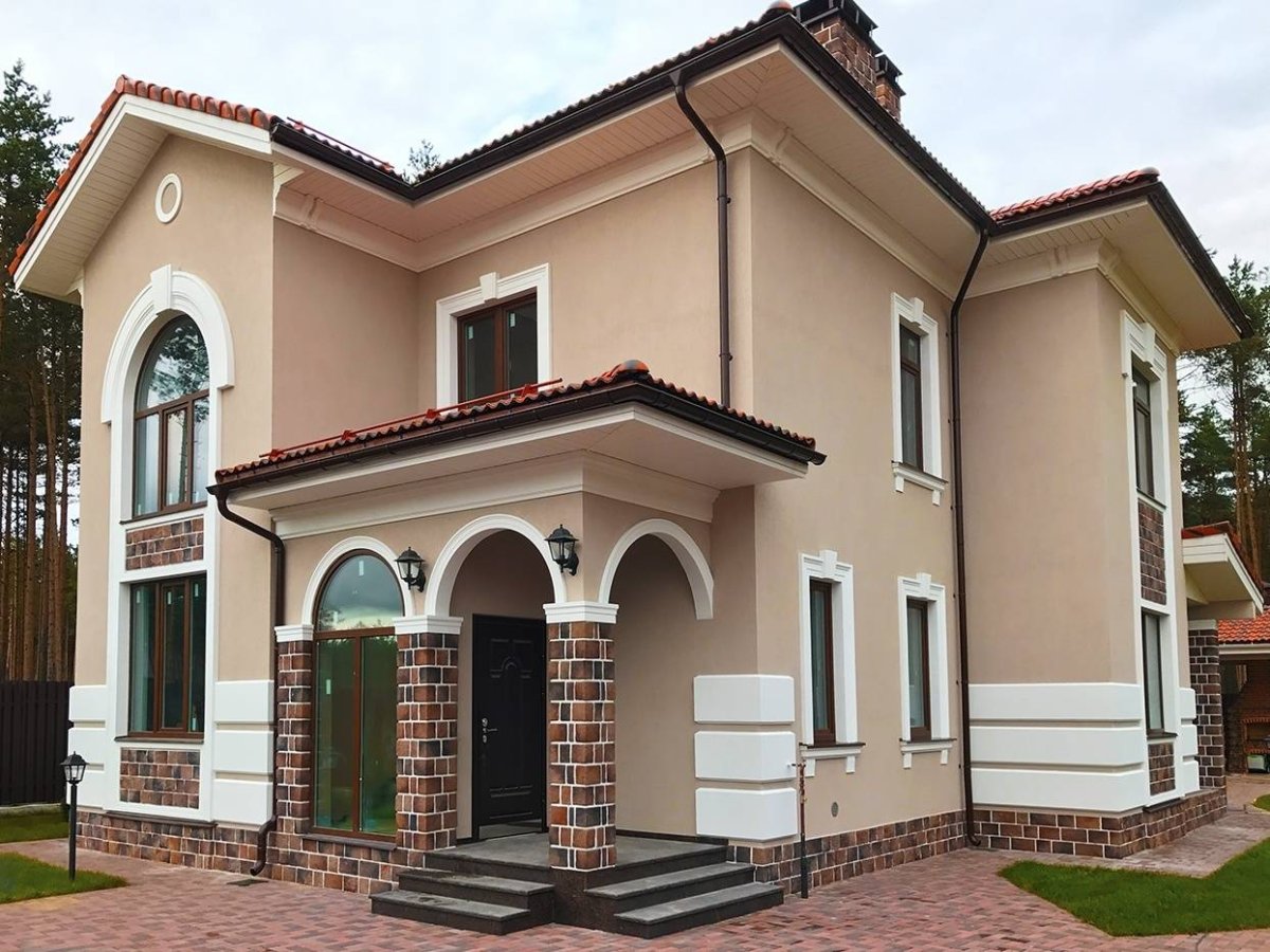 Декоративная штукатурка фасада