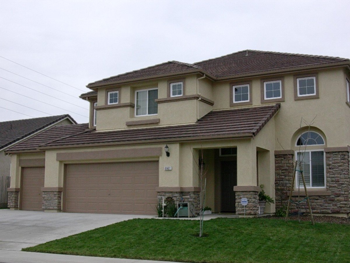 Цвета фасадов домов