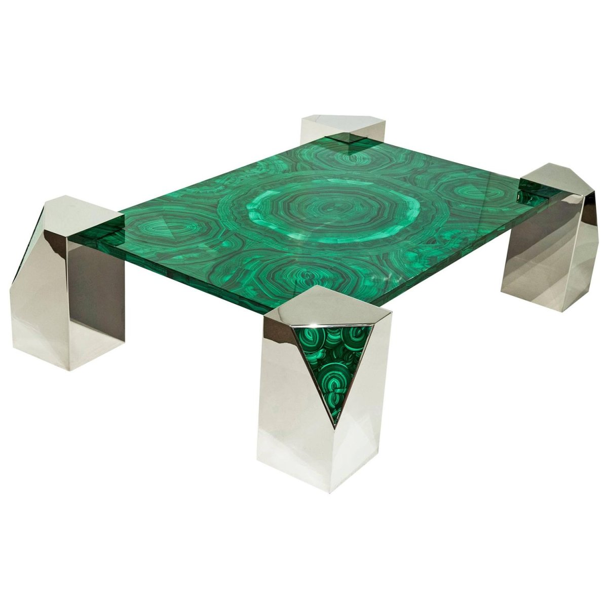 Стол под малахит