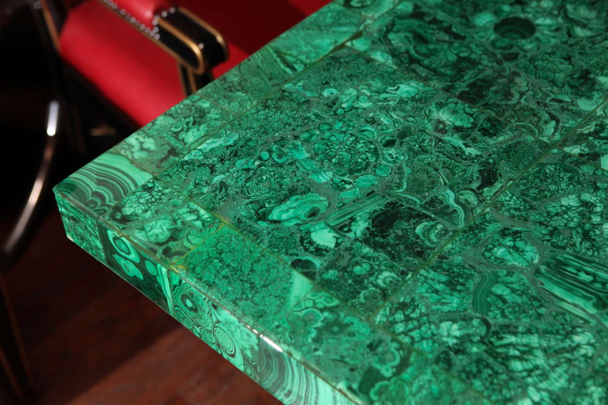 Малахит слэбы