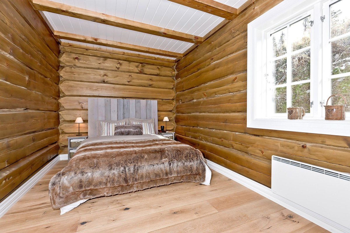 Интерьер дома из лафета