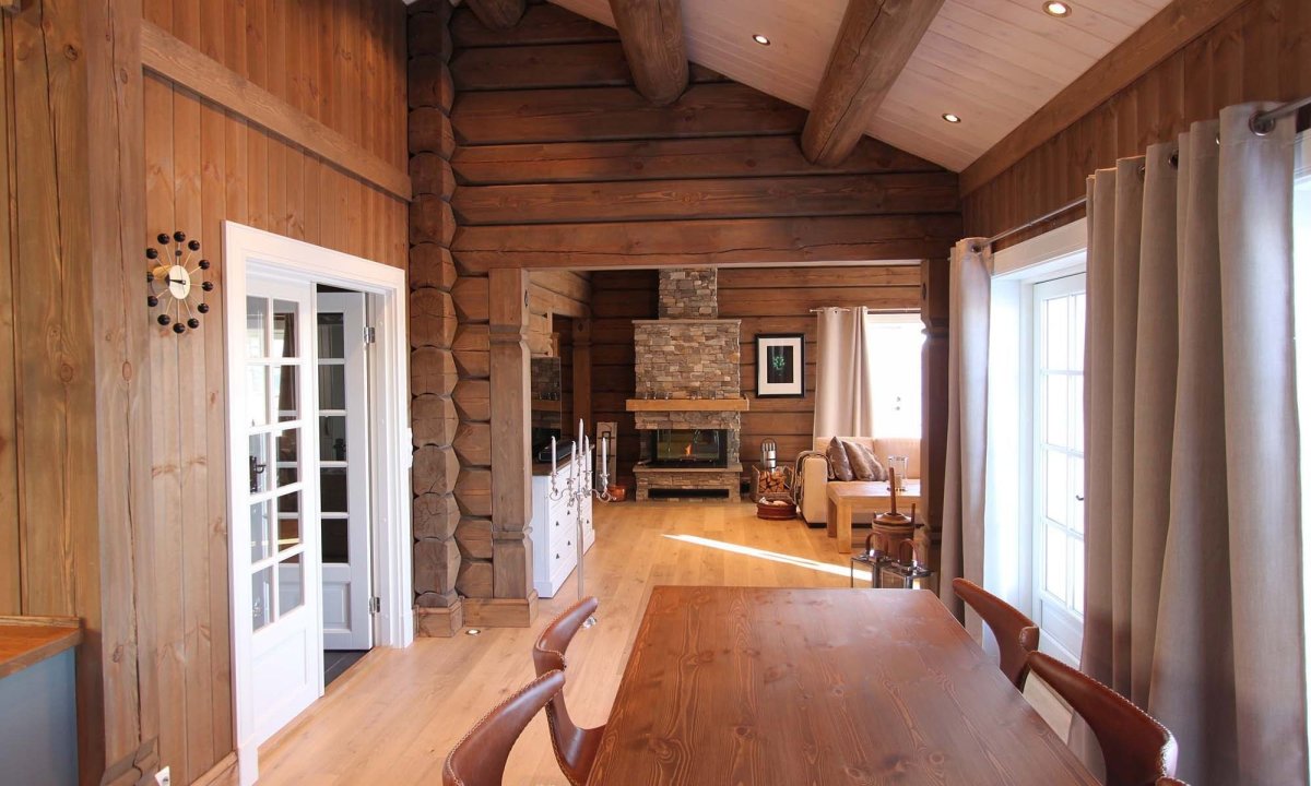 Норвежский деревянный дом из лафета