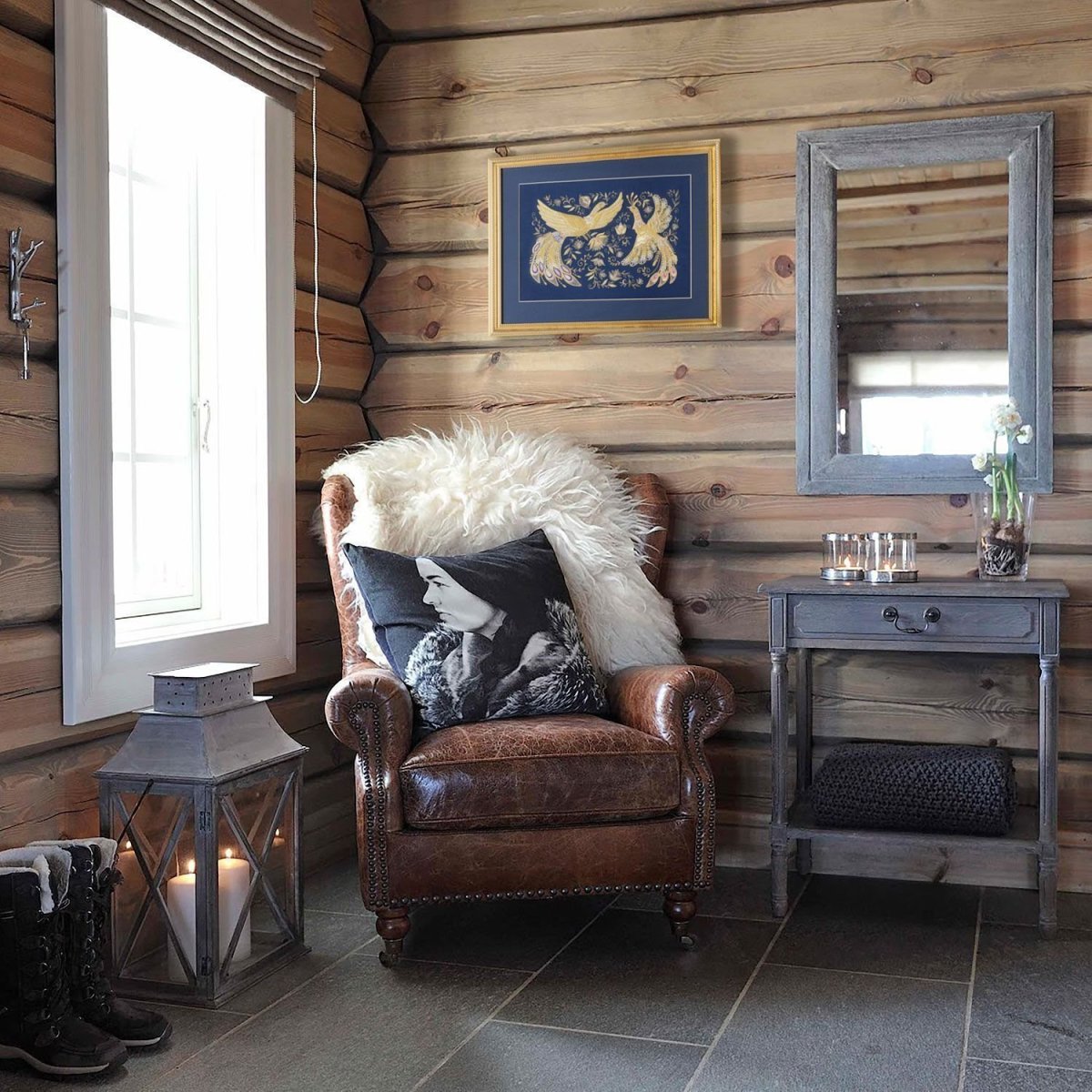 Норвежский деревянный дом из лафета