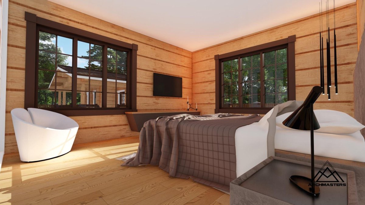 Мини дома из лафета