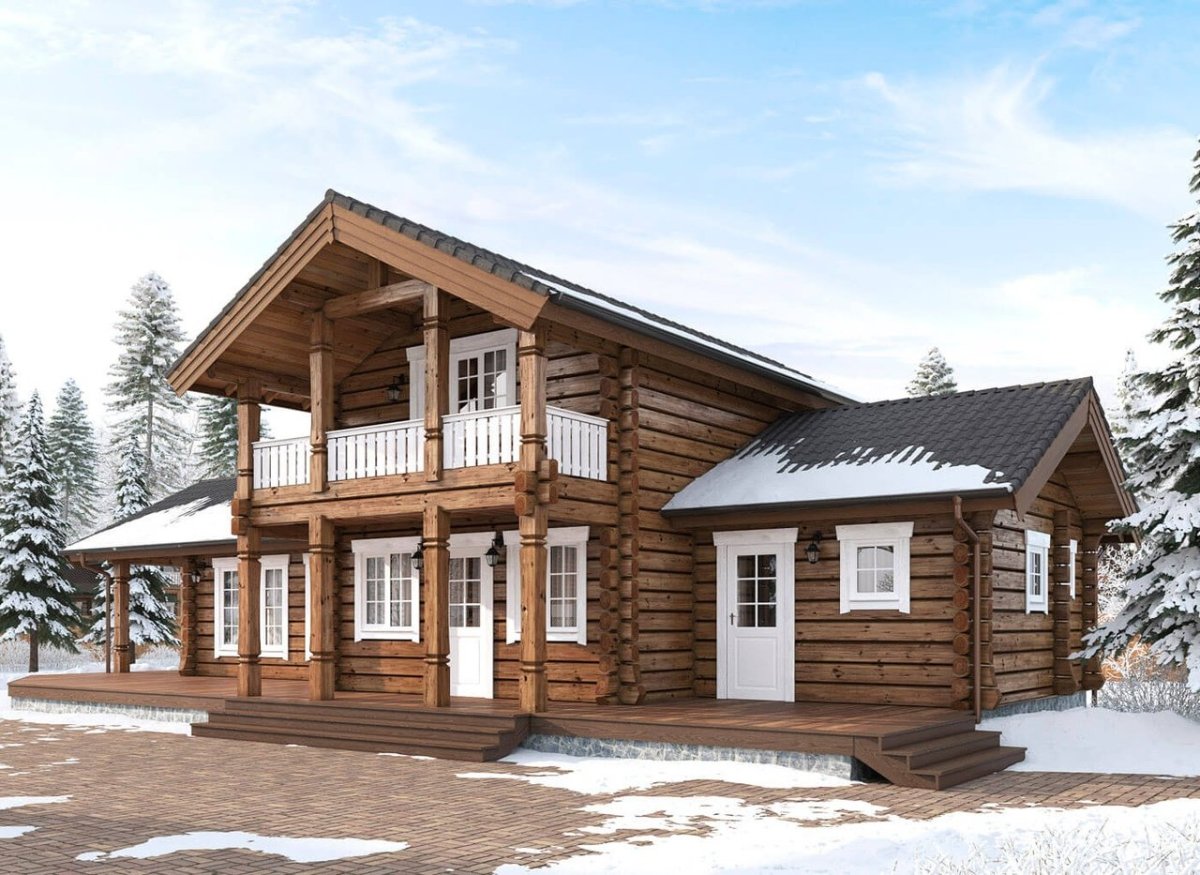 Дом из лафета Норвегия