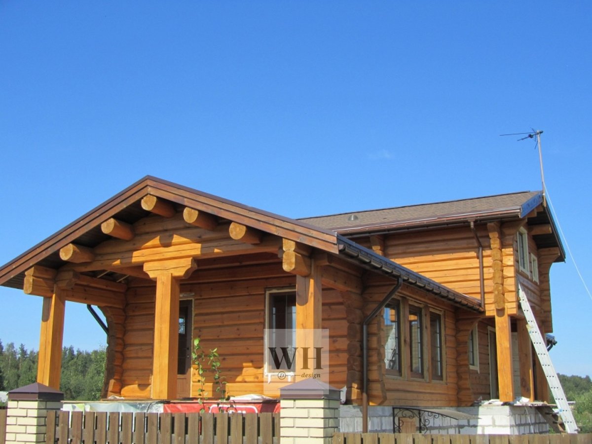 Дом из лафета под ключ