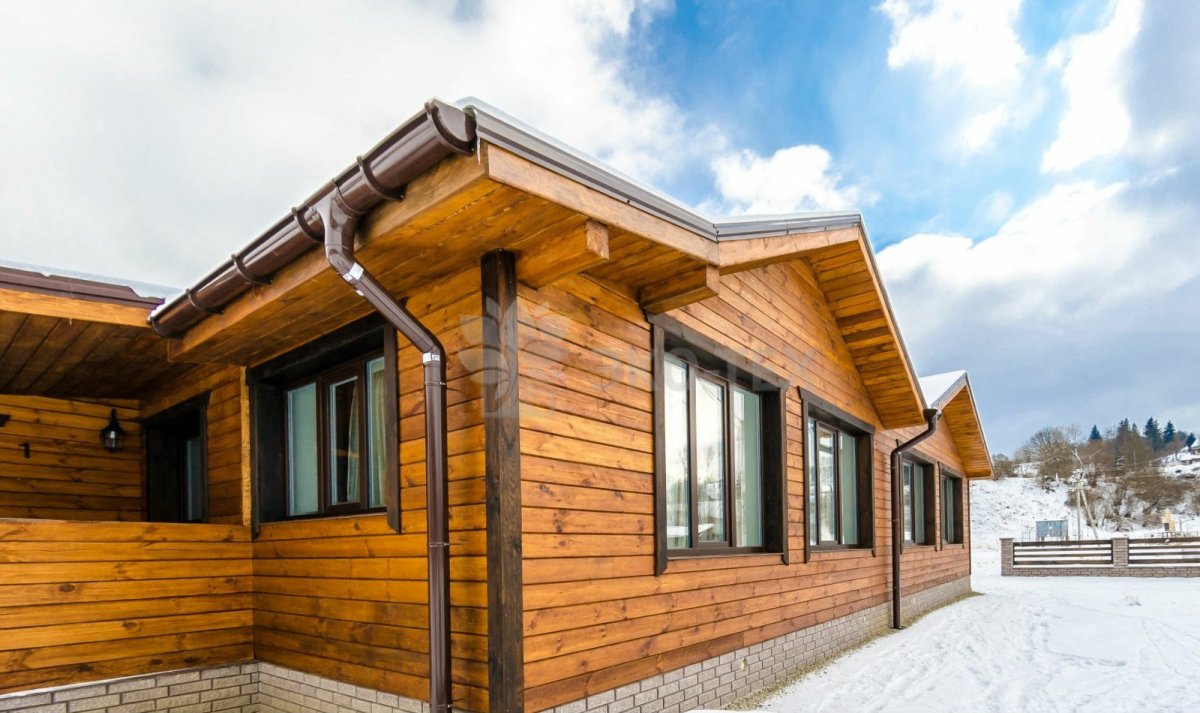 Maison bois краска по дереву бежевая