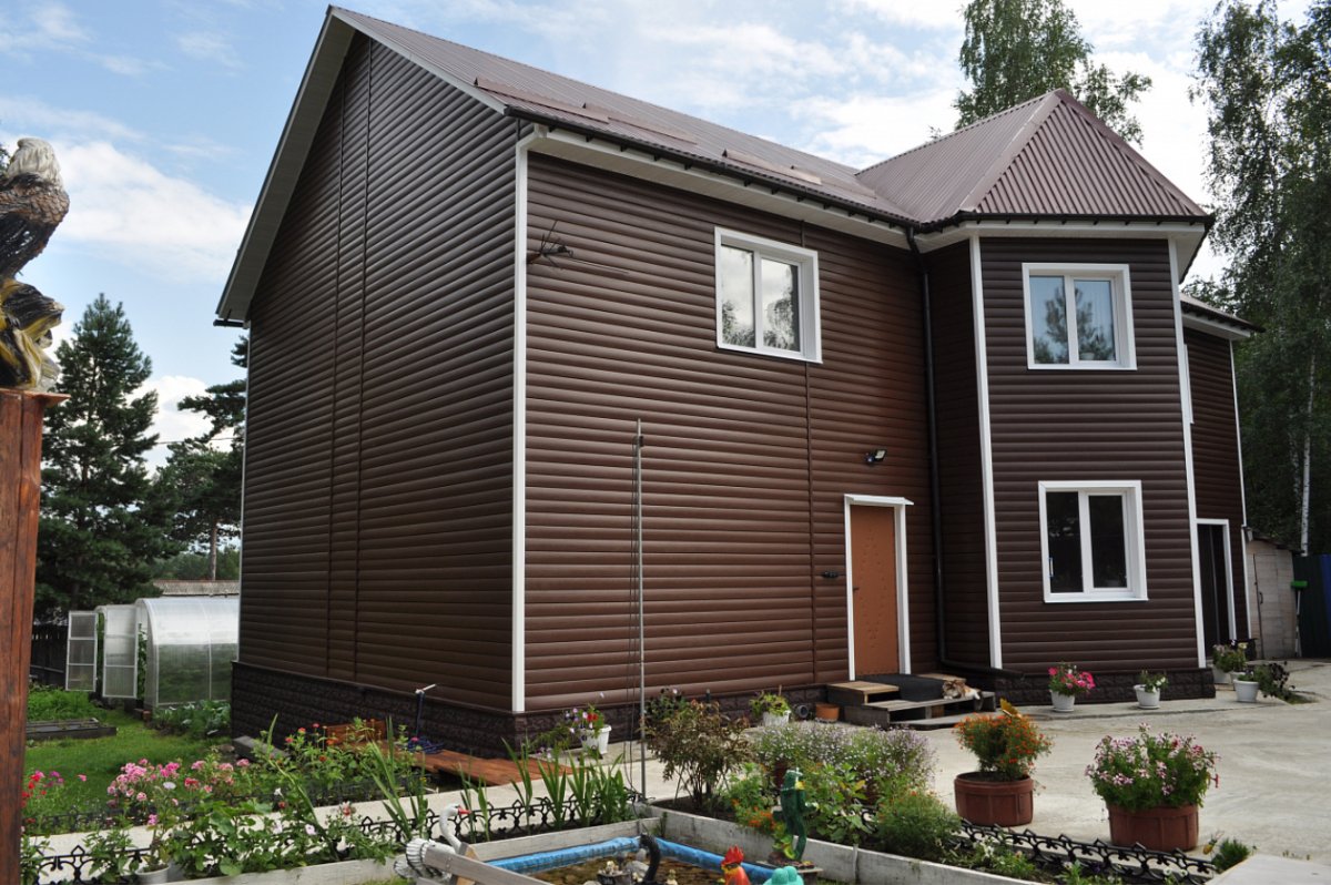 Сайдинг FINEBER Blockhouse могано