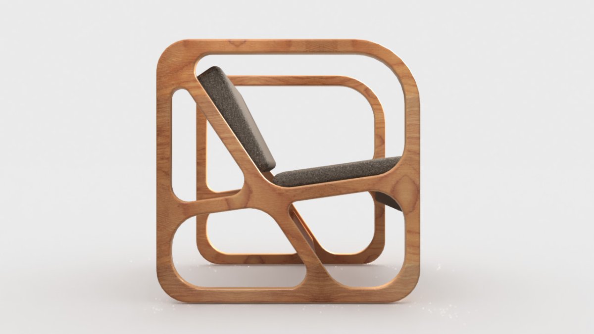 Стул из фанеры на ЧПУ