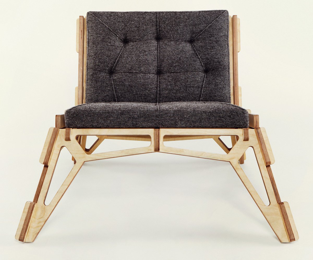 Стул кресло из фанеры