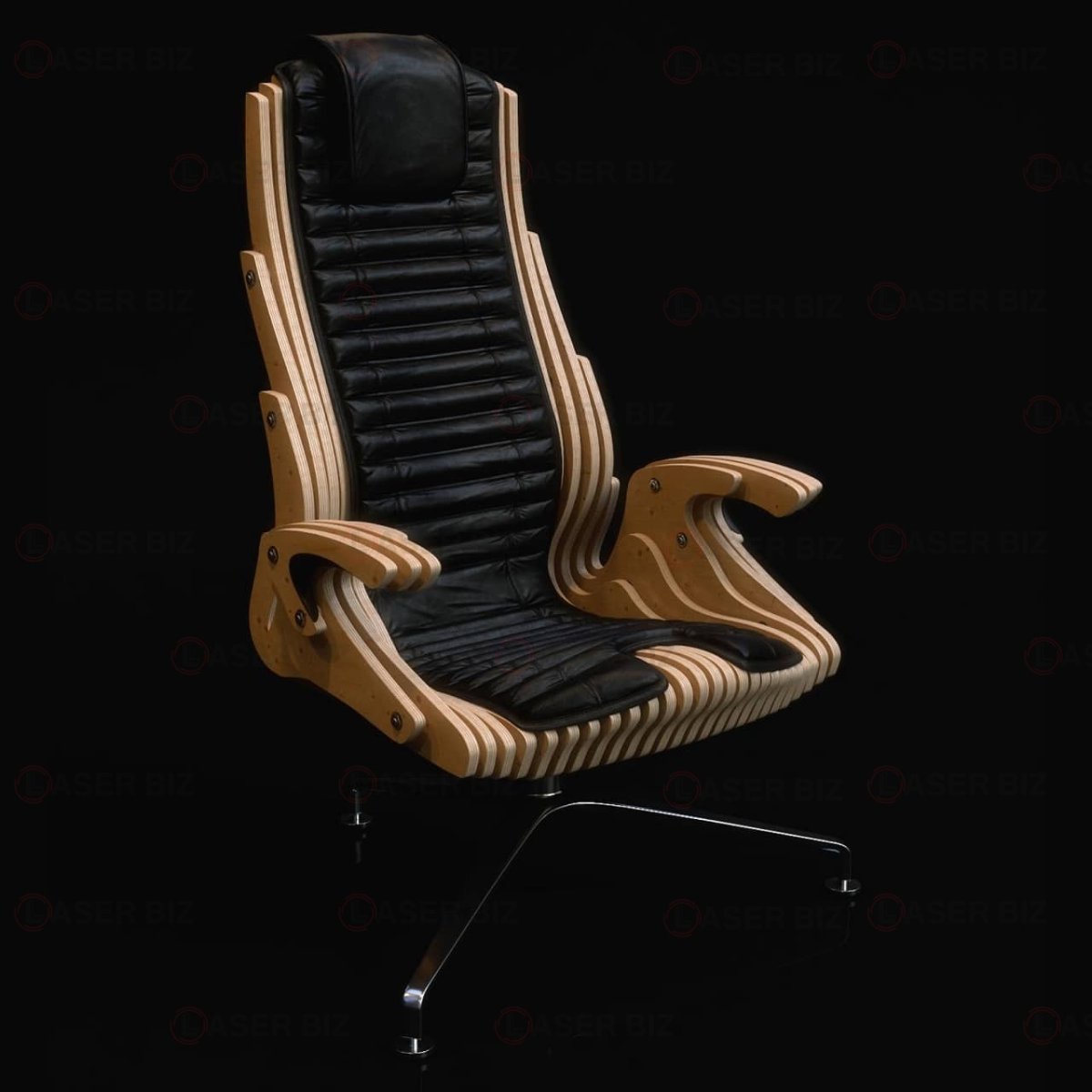 Офисное кресло из фанеры