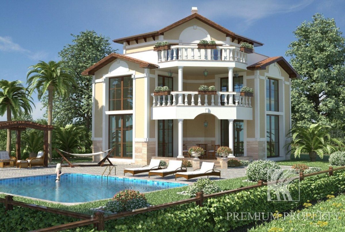 Двухэтажный дом у моря