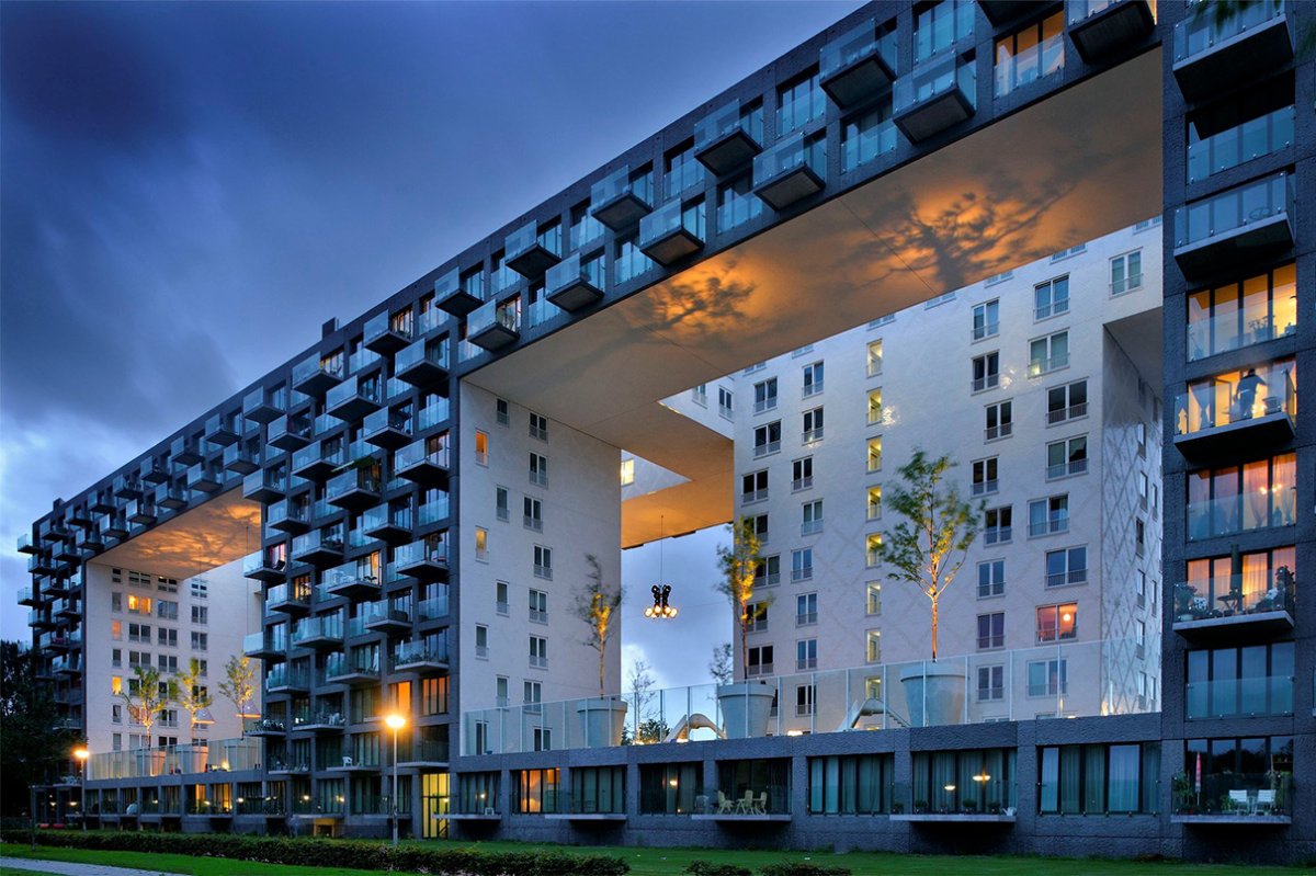 MVRDV жилой дом Амстердам